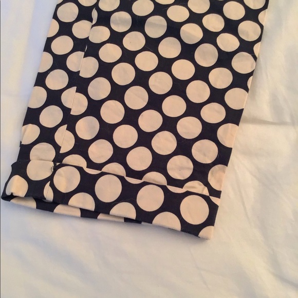 JCREW black and white Capri polka dot pants - Picture 4 of 5